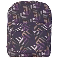 Zigzag Motif Design Full Print Backpack by tmsartbazaar