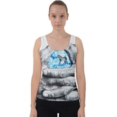 Hands Horse Hand Dream Velvet Tank Top by HermanTelo