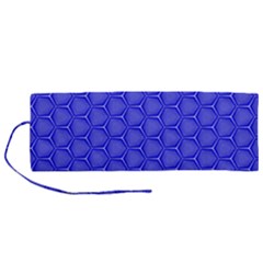 Blue-monday Roll Up Canvas Pencil Holder (m) by roseblue