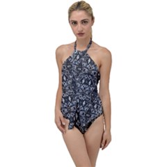 Modern Tribal Geometric Print Go With The Flow One Piece Swimsuit by dflcprintsclothing
