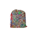 Pop Art - Spirals World 1 Drawstring Pouch (Small) View2