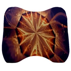 Sun Fractal Velour Head Support Cushion by Sparkle