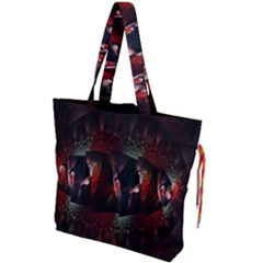 Twist Flower Drawstring Tote Bag by Sparkle