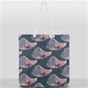 Doodle Queen Fish Pattern Full Print Rope Handle Tote (Large) View2