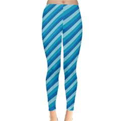 Strips Abound Leggings  by SpeakeasyFashion