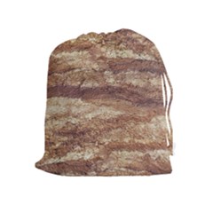 Grunge Surface Print Drawstring Pouch (xl) by dflcprintsclothing