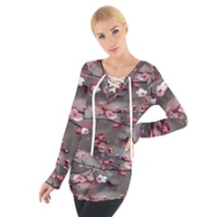 Realflowers Tie Up Tee by Sparkle