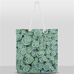 Realflowers Full Print Rope Handle Tote (large) by Sparkle