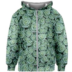 Realflowers Kids  Zipper Hoodie Without Drawstring by Sparkle