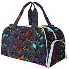 Rainbowwaves Burner Gym Duffel Bag by Sparkle