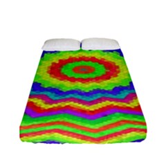 Masaic Colorflower Fitted Sheet (full/ Double Size) by Sparkle