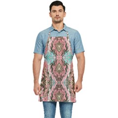 Paola De Giovanni- Marbling Art Viii Kitchen Apron by kaleidomarblingart