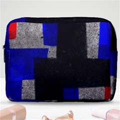 Abstract Tiles  Make Up Pouch (large) by essentialimage