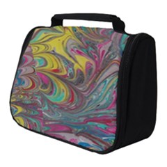 Abstract Marbling Swirls Full Print Travel Pouch (small) by kaleidomarblingart