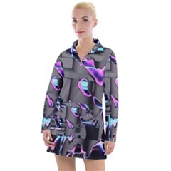 D B  Women s Long Sleeve Casual Dress by MRNStudios
