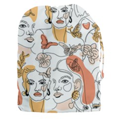 Lady Like Drawstring Pouch (3xl) by designsbymallika