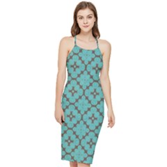 Tiles Bodycon Cross Back Summer Dress by Sobalvarro