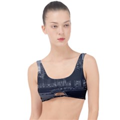 Sunset Coastal Urban Scene, Montevideo, Uruguay The Little Details Bikini Top by dflcprintsclothing