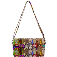 Sisters Removable Strap Clutch Bag by Kritter