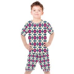 Geometric Kids  Tee And Shorts Set by SychEva