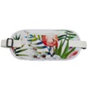 Tropical flamingo Rounded Waist Pouch View1