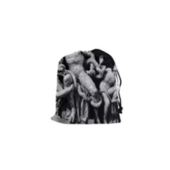 Laocoon Sculpture Over Black Drawstring Pouch (xs) by dflcprintsclothing