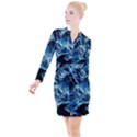 Cold Snap Button Long Sleeve Dress View1
