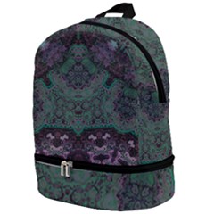 Mandala Corset Zip Bottom Backpack by MRNStudios