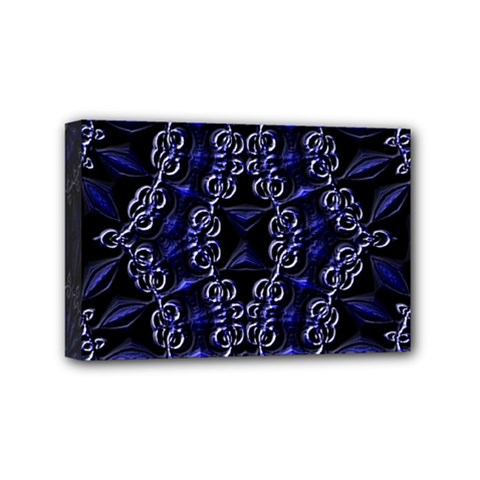 Mandala Cage Mini Canvas 6  X 4  (stretched) by MRNStudios