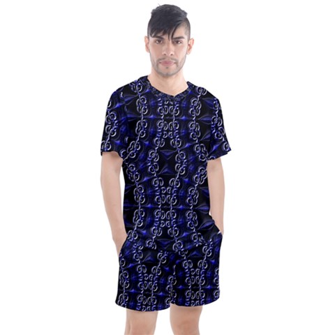 Mandala Cage Men s Mesh Tee And Shorts Set by MRNStudios