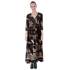 Dark Spring Button Up Maxi Dress by MRNStudios
