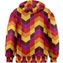Geometric  Kids  Zipper Hoodie Without Drawstring View2