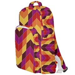 Geometric  Double Compartment Backpack by Sobalvarro