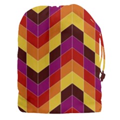 Geometric  Drawstring Pouch (3xl) by Sobalvarro