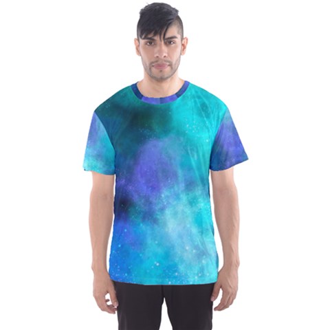 Blue Galaxy Men s Sport Mesh Tee by Dazzleway