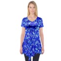 Blue Sequin Dreams Short Sleeve Tunic  View1