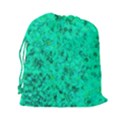 Aqua Marine Glittery Sequins Drawstring Pouch (2XL) View2
