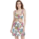 Summer flowers Velvet Cutout Dress View1