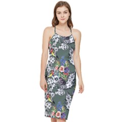 Garden Bodycon Cross Back Summer Dress by goljakoff