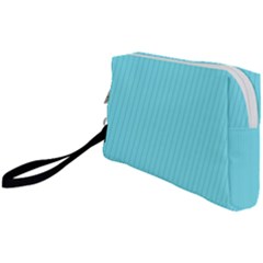 Arctic Blue & Black -  Wristlet Pouch Bag (small) by FashionLane