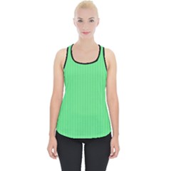 Algae Green & Black -  Piece Up Tank Top by FashionLane