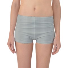 Silver Cloud Grey & Black - Reversible Boyleg Bikini Bottoms by FashionLane