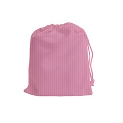 Amaranth Pink & Black - Drawstring Pouch (large) by FashionLane