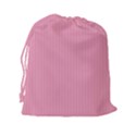 Amaranth Pink & Black - Drawstring Pouch (2XL) View2