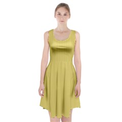 Arylide Yellow & Black - Racerback Midi Dress by FashionLane