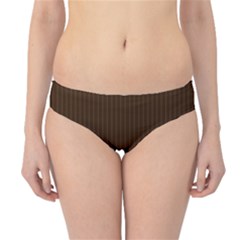 Brunette Brown & White -  Hipster Bikini Bottoms by FashionLane