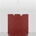 Berry Red & White - Full Print Rope Handle Tote (Large) View2