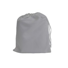 Chalice Silver Grey & Black - Drawstring Pouch (large) by FashionLane