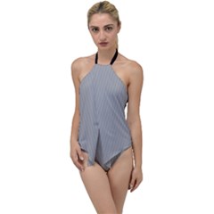 Chalice Silver Grey & Black - Go With The Flow One Piece Swimsuit by FashionLane