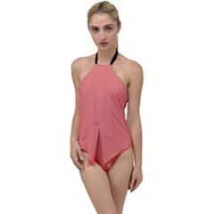 Tea Rose Red & Black - Go With The Flow One Piece Swimsuit by FashionLane